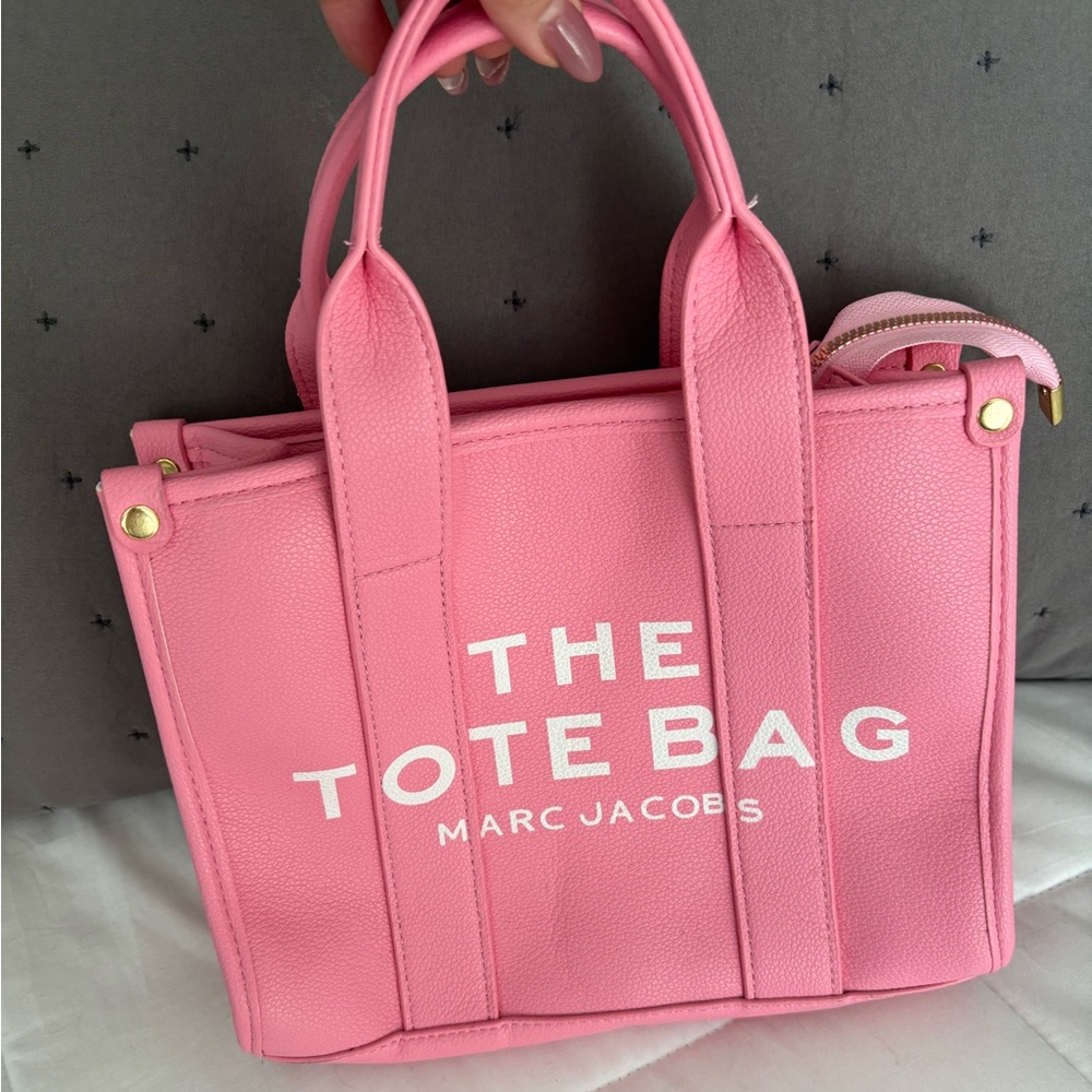 Pink Marc Jacobs Bag with Gold Zipper
